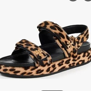 Tory Burch Kira Leopard Print Sandals